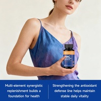 Complément de zinc GlowLeaf, oxyde de zinc 50 mg, soutien immunitaire, antioxydant, capsules de zinc pour la santé de la peau et du métabolisme