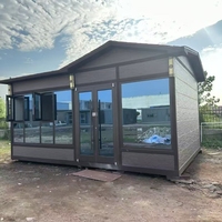 Villa Abat-vent moderne à ossature légère en acier, design personnalisé, certifiée CE, maison préfabriquée modulaire de luxe à 2 étages