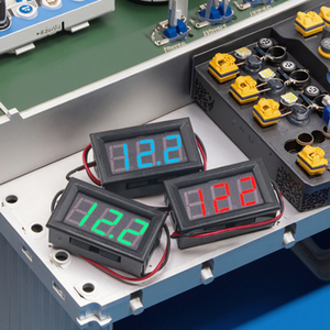 <span class=keywords><strong>DC</strong></span> 4.5-30V vôn kế màu đỏ - Product Image 4