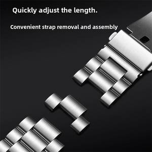 Bracelet en acier inoxydable à trois billes pour Xiaomi Mi 8 Pro, bracelet pour <span class=keywords><strong>montre</strong></span> 9 Pro, bracelet pour Redmi Watch 6/5/4 - Product Image 4