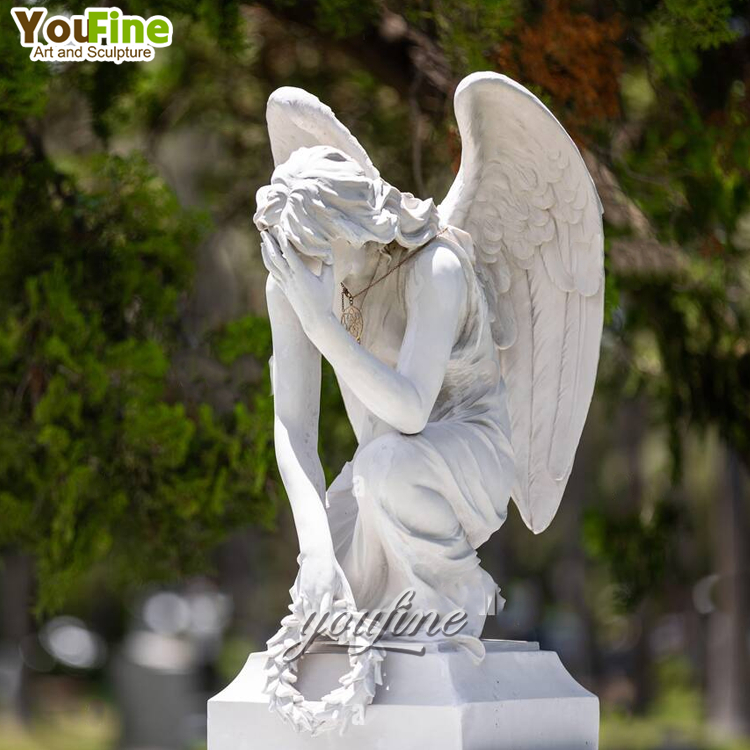 希少アンティーク】真鍮 大理石 天使オブジェ