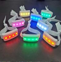 Pulsera LED con Cambio de Color Personalizada y Control Remoto, Pulseras de Nailon LED