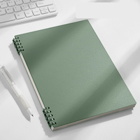 Carnet A5 à spirale en maille, en cuir, rechargeable, personnalisable, couverture souple ou rigide, impression de livres, journal personnalisé à couverture rigide