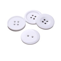 Kancing Resin Ekonomis Dua Lubang Empat Lubang Model Campuran untuk Mantel Kemeja Celana Grosir B2B