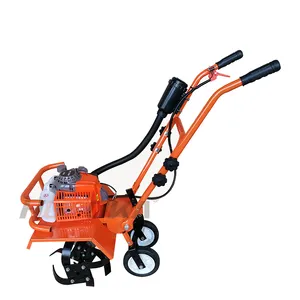 63/72CC Mini Cultivator Garden Machine Hand-push Cultivators Mini Tiller Rotary Soil Cultivating Machine with Logo Custom