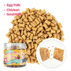 Friandises saines pour chats et chiens au saumon croustillant, bouchées moelleuses au fromage, bœuf et thon, biscuits pour l'hygiène dentaire, fabrication OEM, marque privée disponible - Product Image 1