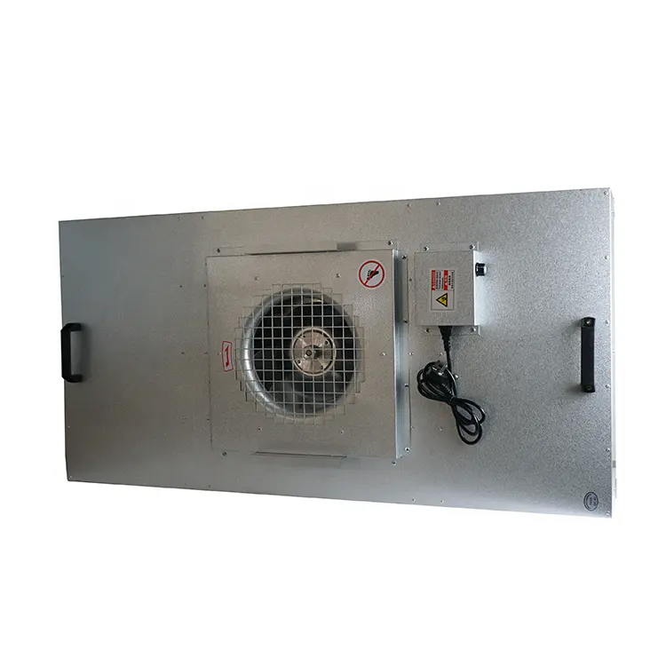 Unidade de fluxo de ar laminar de baixo nível de ruído, equipamento de sala limpa, unidade de purificação de ar, unidade de filtro de ventilador FFU com Hepa H14 0.3um