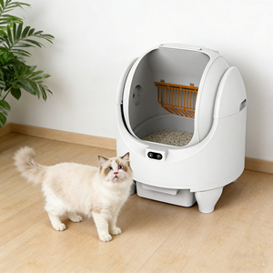กระบะทรายแมวจากโรงงานโดยตรง ป้องกันการกระเด็น ปิดมิดชิด ความจุขนาดใหญ่ ปลอดภัย ทนทาน ทำความสะอาดง่าย - Product Image 1