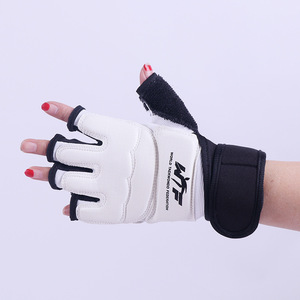 Guantes de Boxeo MMA de Medio Dedo con Soporte de Velcro en la Muñeca, Unisex, para Entrenamiento y Combate - Product Image 1