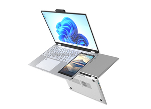 Dual Screen Intel N95 Computadores Portáteis 15,6 polegadas + 7 polegadas Business Laptop Factory Preço Alta Qualidade Logotipo Personalização - Product Image 4