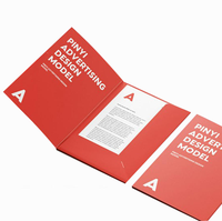 Carpeta de Presentación de Documentos de Papel con Laminación Resistente a los Arañazos, Personalizable en Tamaño, con Relieve y Grabado