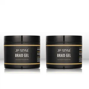 Trança de Cabelo Private Label Gel Para Cabelos cacheados Trança Extra Hold Atacado Mantenha Forte E de Longa Duração Gel Geléia