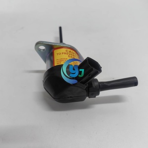 อะไหล่รถขุดคุณภาพสูงใหม่ วาล์วโซลินอยด์หยุดน้ำมันเชื้อเพลิง 12V รุ่น 1A021-60017 1A02160017 สำหรับเครื่องยนต์ D1503 รถขุด KX121-3S KX161-3S KX91 - Product Image 3