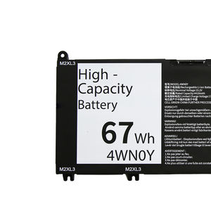 Batterie d'ordinateur portable de remplacement haute capacité 4WN0Y 67Wh pour Dell Latitude 3310 Inspiron7353 15-7778 7779 7577 - Product Image 3