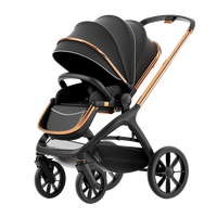 EN1888-2 untuk 606 Harga Terjangkau Kereta Dorong Bayi Multifungsi 3-in-1 dengan Kursi Mobil Lipat untuk Usia 0-3 Tahun