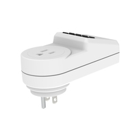 Mini minuteur électronique intelligent US avec prise, affichage LCD, 2 prises, 15A 220V, en matériau PC, contrôle automatique pour la maison