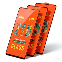 Protection d'écran en verre trempé 21D Full Glue 19H pour OPPO A96 A80 A40 A60 A97, anti-traces de doigts, sans bulles, HD, transparente