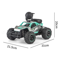 Voiture RC en alliage MILI 2,4 GHz 1:14 avec caméra WiFi 1080p, contrôle par application, jouet tout-terrain haute vitesse, voiture télécommandée avec caméra FPV HD