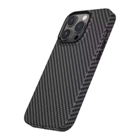Coque de téléphone en PC rigide mince avec texture en fibre de carbone magnétique et aramide, étui en résine fibre de carbone pour iPhone 13 14 15 16 Pro Max