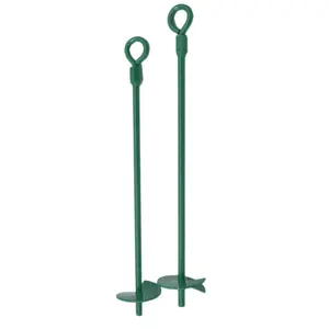 Powder coated Heavy Duty Ground Anchor Dog Tie Out Stake