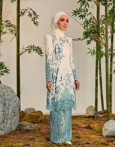 SIPO New Design Malaysia Baju Kurung Sets Simple Style Women <b>Top</b> With Skirt Middle East Islamic Clothing High Quality Baju Kebay - Product Image 2