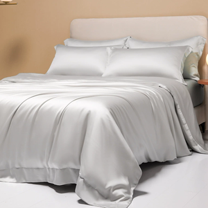 Juego de Sábanas de Bambú Orgánico <span class=keywords><strong>Sndon</strong></span>, Color Sólido, Tejido Moderno para Ropa de Cama de Bambú - Product Image 4