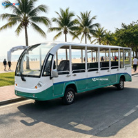 Bus touristique à entretien facile pour la gestion des zones touristiques