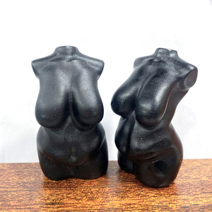 Gran oferta, diosa de obsidiana tallada, modelo de <span class=keywords><strong>Madre</strong></span> Tierra de cristal pulido para Yoga para tallar y meditar - Product Image 1