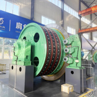 Treuil minier à friction multi-câbles monté sur tour JKM 18T 1-600m pour l'équipement de tour de mine d'or en roche dure
