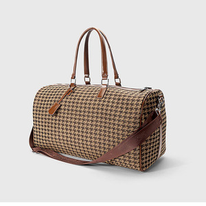 Nouvelle tendance de mode en plein air <span class=keywords><strong>passer</strong></span> la nuit affaires pied de poule concepteur dames femmes sac à main week-end voyage luxe sac de sport - Product Image 3