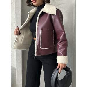 Chaquetas de Cuero Acolchadas Ligeras al por Mayor con Cremallera y Logotipo Personalizado en Satén con Opciones de Piel de Oveja, Piel de Cordero y Cuero PU - Product Image 4