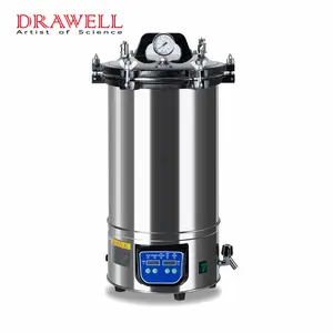 Alat sterilisasi uap autoklaf portabel, penggunaan laboratorium DWS-280B + 24L suhu tinggi