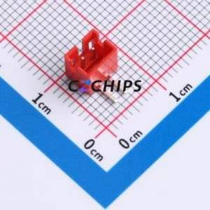 XY-PH2.0-2A21-R Wire-to-Board Pin Header Bent Lead Through Hole,P=2mm Connector 1x2P 2mm Right Angle Insert PH - Product Image 1