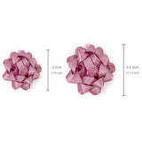 12ct <b>Gift</b> <b>Bows</b> Splendor Jewels Silver Glitter Finish <b>Gift</b> Star Ribbon <b>Bow</b> - Product Image 2