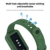 Sangle de protection pour Redmi Band 2 3, bracelet intégré à dégagement rapide, ceinture en silicone confortable et respectueuse de la peau, bracelet intelligent de sport