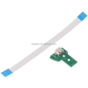 15 ports de chargement de remplacement, <span class=keywords><strong>JDS</strong></span> 011 030 040 055, prise de remplacement pour PS4 5ème génération, avec câble flexible 12 broches - Product Image 2