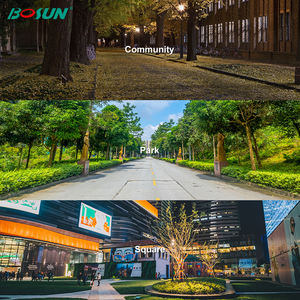 ゲボスン新設計防水ソーラースマートポール都市照明柱、LEDディスプレイ、CCTVカメラ、Wi-Fiスマート街路灯柱付き - Product Image 5