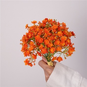 Plastica artificiale neonata 18 pz/Bundle Bouquet da sposa piccoli fiori primaverili per la decorazione della festa di compleanno di nozze - Product Image 5