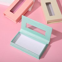 Boîtes à cils imprimées avec logo personnalisé en gros Boîte d'emballage pour cils magnétiques en papier carton cadeau élégant tendance