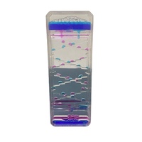 Nouveau liquide minuterie jouet sensoriel Relaxation liquide mouvement barboteur minuterie avec lampe à lave de couleur flottante