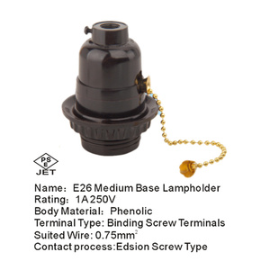 Zingear E26 E27 Đèn chủ phụ kiện chiếu sáng 2.64A 250V PSE Đèn chủ ON-OFF đèn mũ và chủ sở hữu - Product Image 4