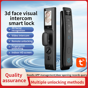 ระบบล็อคอัจฉริยะ VIMA 3D พร้อมระบบจดจำใบหน้าอัตโนมัติเต็มรูปแบบ รองรับการโทรผ่านวิดีโอ Tuya  ปลดล็อคด้วยลายนิ้วมือ บัตร รหัสผ่าน และคีย์การ์ด  สำหรับประตูไม้และอลูมิเนียม - Product Image 5