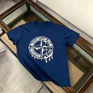 Camiseta Oversize con Estampado de Malla para Hombre, 100% Algodón, Transpirable, Estilo Hip Hop para Uso Diario - Product Image 3