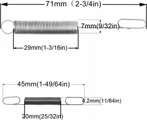 Ressort de ralenti du gouverneur 691859 adapté aux tondeuses à gazon et moteurs BS Throttle 691859 692211 - Product Image 4