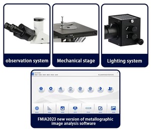 Microscope métallographique informatisé avec système d'imagerie numérique pour l'inspection de la microstructure des métaux - Product Image 2