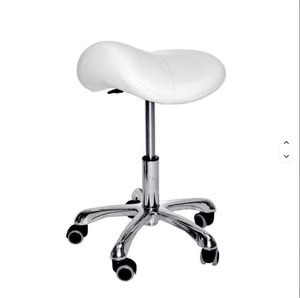 Luxury Design Oem Adjustable Salon Cutting Pu Leather <b>Saddle</b> <b>Stool</b> Rolling Swiveling Barber Chair - Product Image 4