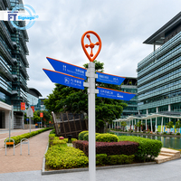 Signalétique de direction, panneau directionnel, panneau de stationnement, panneau de navigation pour hôtel et centre commercial, panneaux LED en acrylique et métal