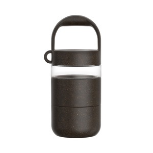 Ücretsiz örnek Pet köpek su şişesi tek duvar kahve telvesi vakum taşınabilir Pet gıda depolama stokta - Product Image 2