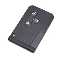 Fabricant de clé de voiture pour R-enault M-egane L-aguna clé de véhicule à distance 3 boutons avec coque de clé de voiture lame