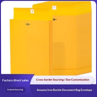 Enveloppes Manila extensibles 9x12 pouces, avec fermoir métallique en kraft, fermeture gommée, grande capacité, pour l'envoi de documents et le rangement de dossiers